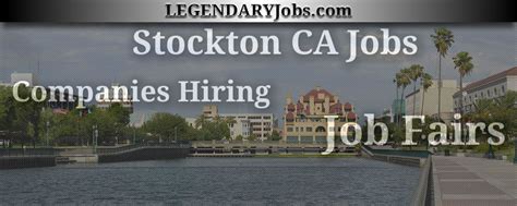 Separate waitlists are maintained for each program. . Stockton ca employment